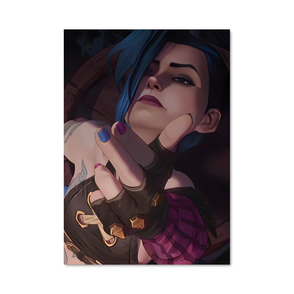 Poster Jinx de lol – affiche League Of Legends